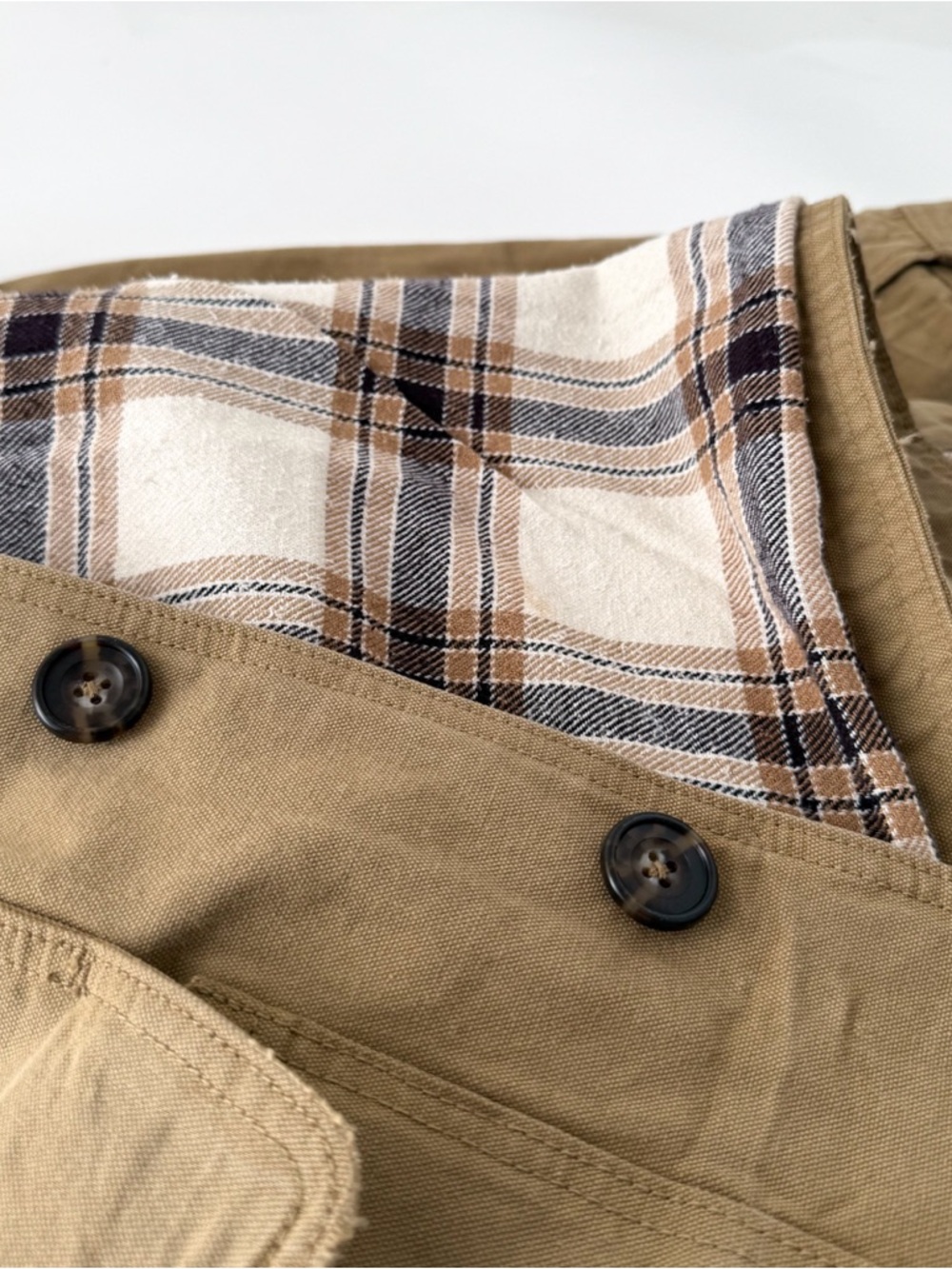 New AE77 Premium Twill Chore Jacket Cotton Silk Flannel Lined Mens Size M Barn - Picture 13 of 14